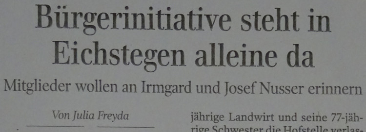 Negative Presse zum Gedenktag zur Vertreibung der Geschwister Nusser